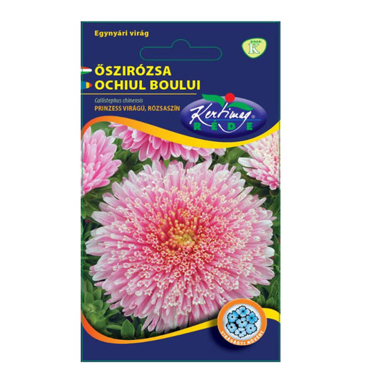 Seminte flori Ochiul Boului Princess (Callistephus Chinensis) roz 1g