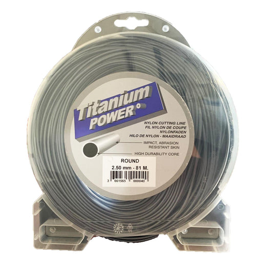 Imagine produs: Fir motocoasa rotund Titanium Power (2.5mm, 3mm) - Disponibil pe Plantazia.ro
