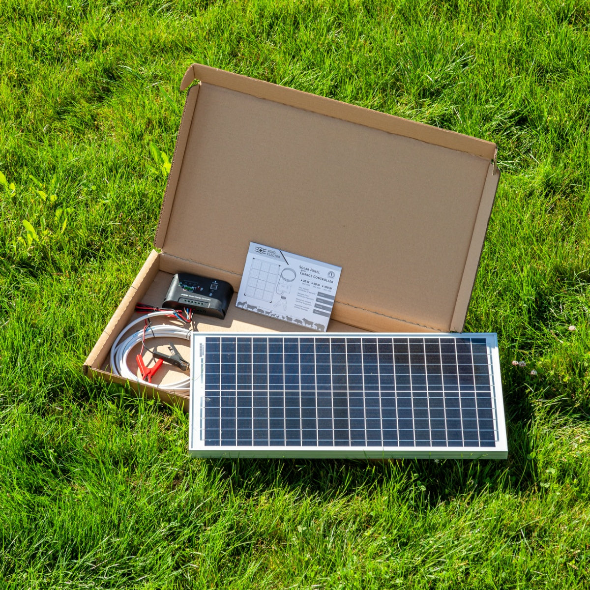 Kit Panou Solar Monocristalin 30W cu Regulator PWM 10A