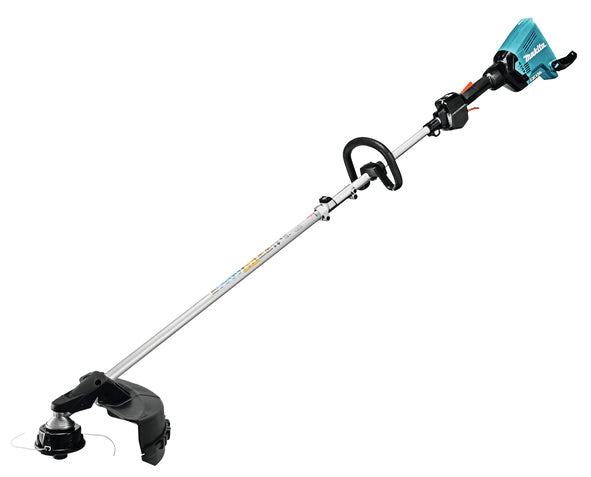 Imagine produs: Masina multifunctionala Makita 18Vx2 DUX60 cu acumulatori si statie de incarcare, cu coasa - Disponibil pe Plantazia.ro