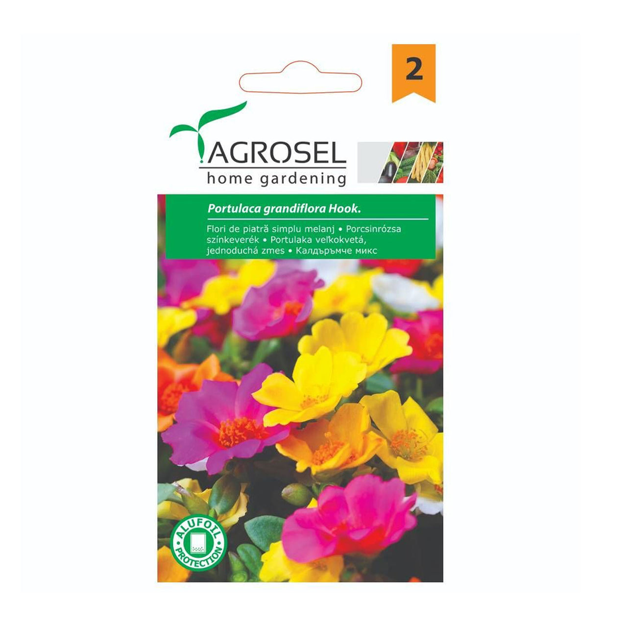 Seminte flori de Piatra Simple (Portulaca grandiflora Hook.) Mix 0,4g