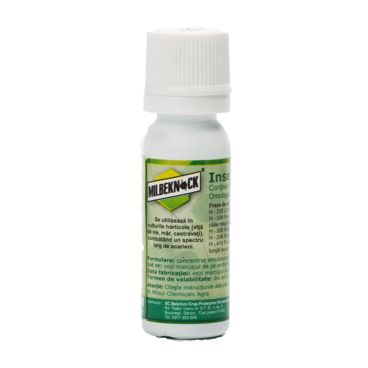 Ambalaj Milbeknock EC 10 ml insecto-acaricid pentru acarieni. protecție culturi