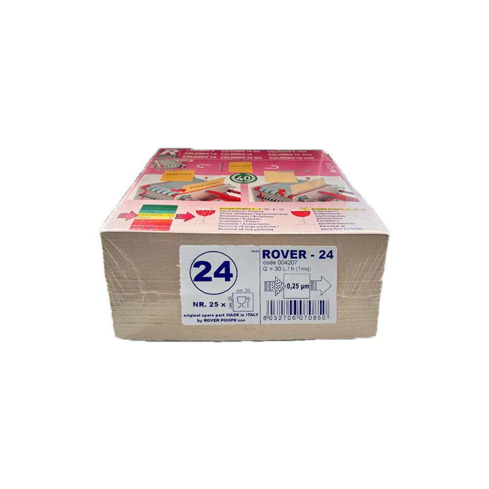 Imagine produs: Placi filtrante pentru filtru vin Colombo (0, 4, 8, 12, 16, 20, 24) - Disponibil pe Plantazia.ro