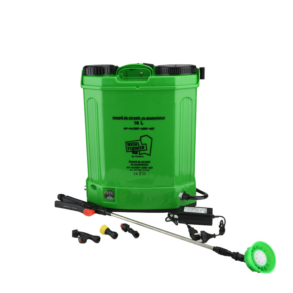 Imagine produs: Pompa de stropit cu acumulator MF-PA1007-S001-G01 16L - Disponibil pe Plantazia.ro