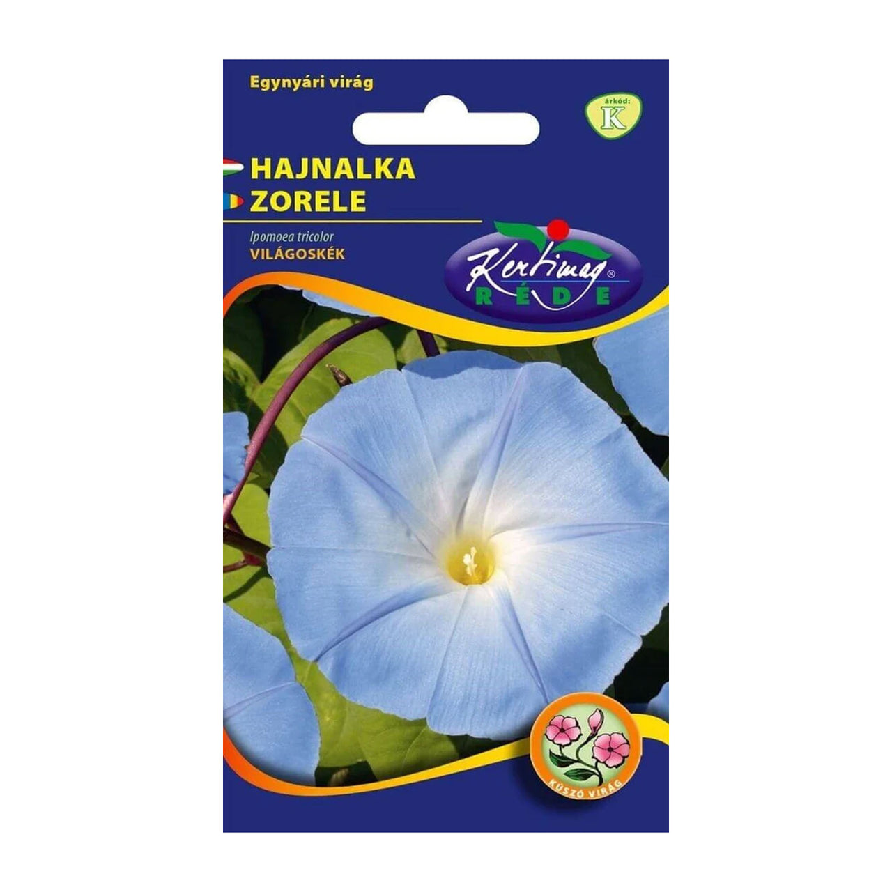 Seminte flori Zorele (Ipomea tricolor) albastru deschis 2g