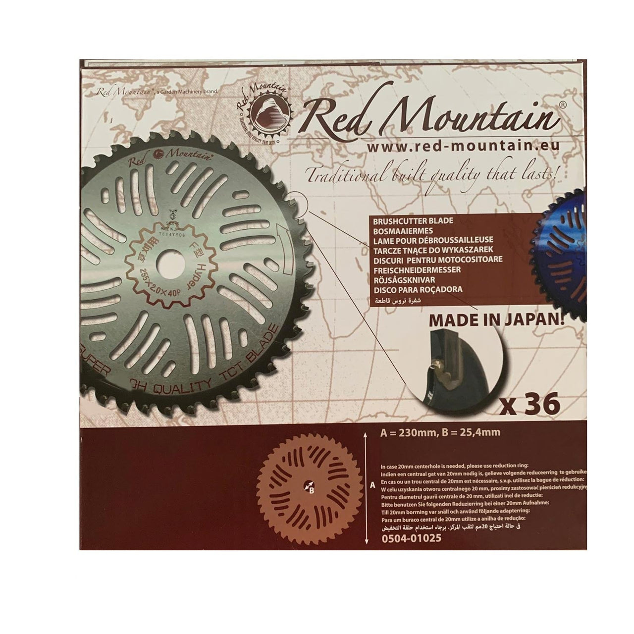 Imagine produs: Disc motocoasa 36 dinti cu Vidia - Disponibil pe Plantazia.ro