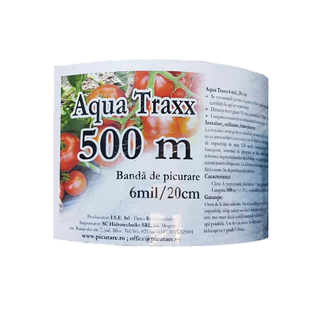 Imagine produs: Banda de picurare Aqua-Traxx 6 mil/20 cm, 1,41 l/h - Disponibil pe Plantazia.ro