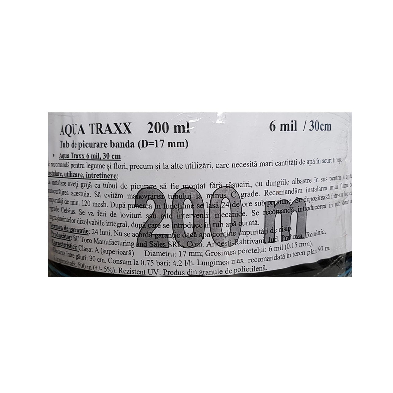Imagine produs: Banda de picurare Aqua-Traxx 6 mil/30 cm, 1,41 l/h - Disponibil pe Plantazia.ro