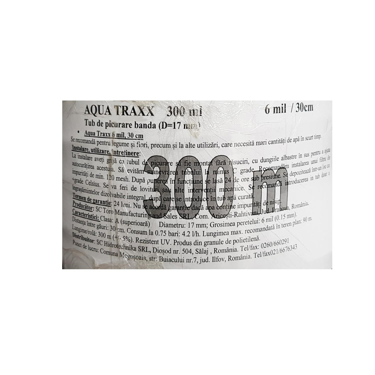 Imagine produs: Banda de picurare Aqua-Traxx 6 mil/30 cm, 1,41 l/h - Disponibil pe Plantazia.ro