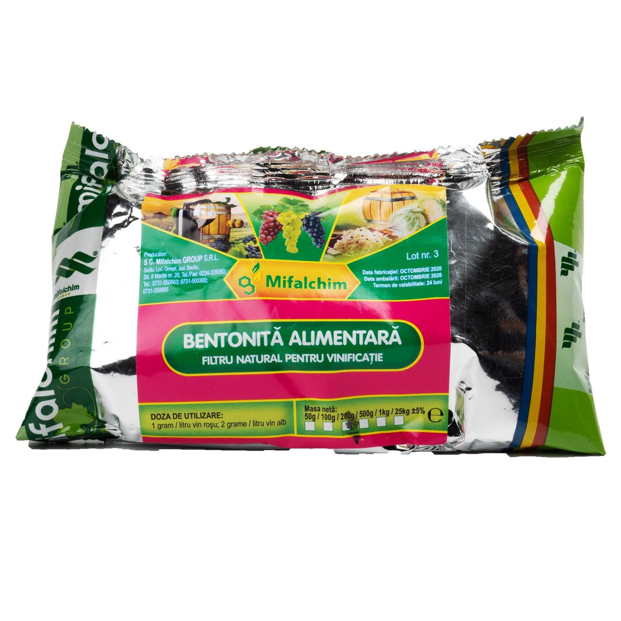 Imagine produs: Bentonita alimentara - Disponibil pe Plantazia.ro