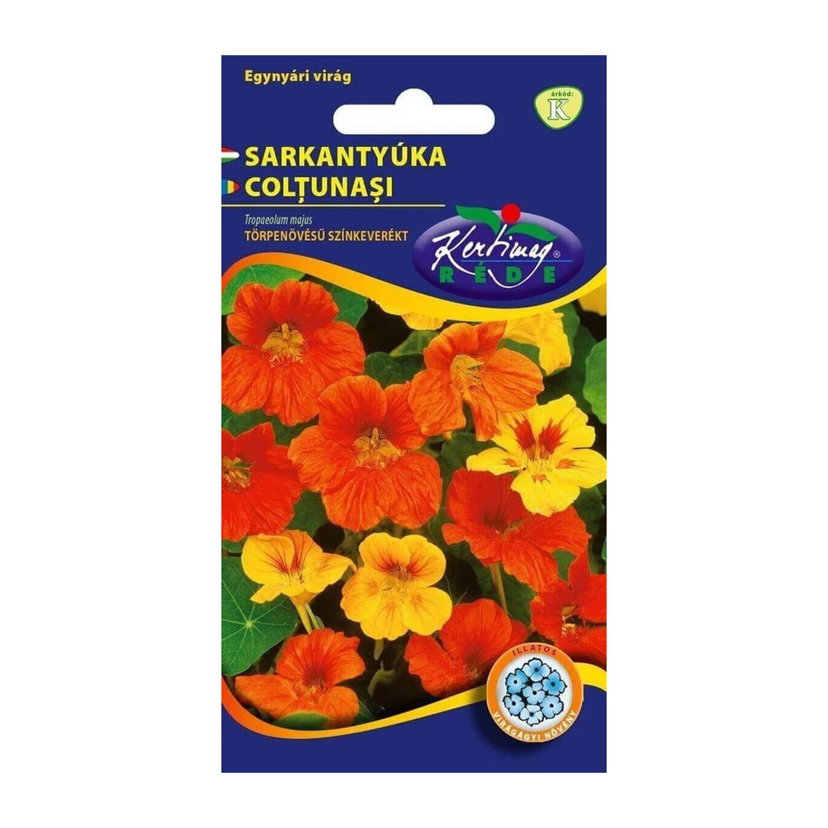 Seminte Flori Coltunasi (Tropaeolum majus) mix cu port pitic