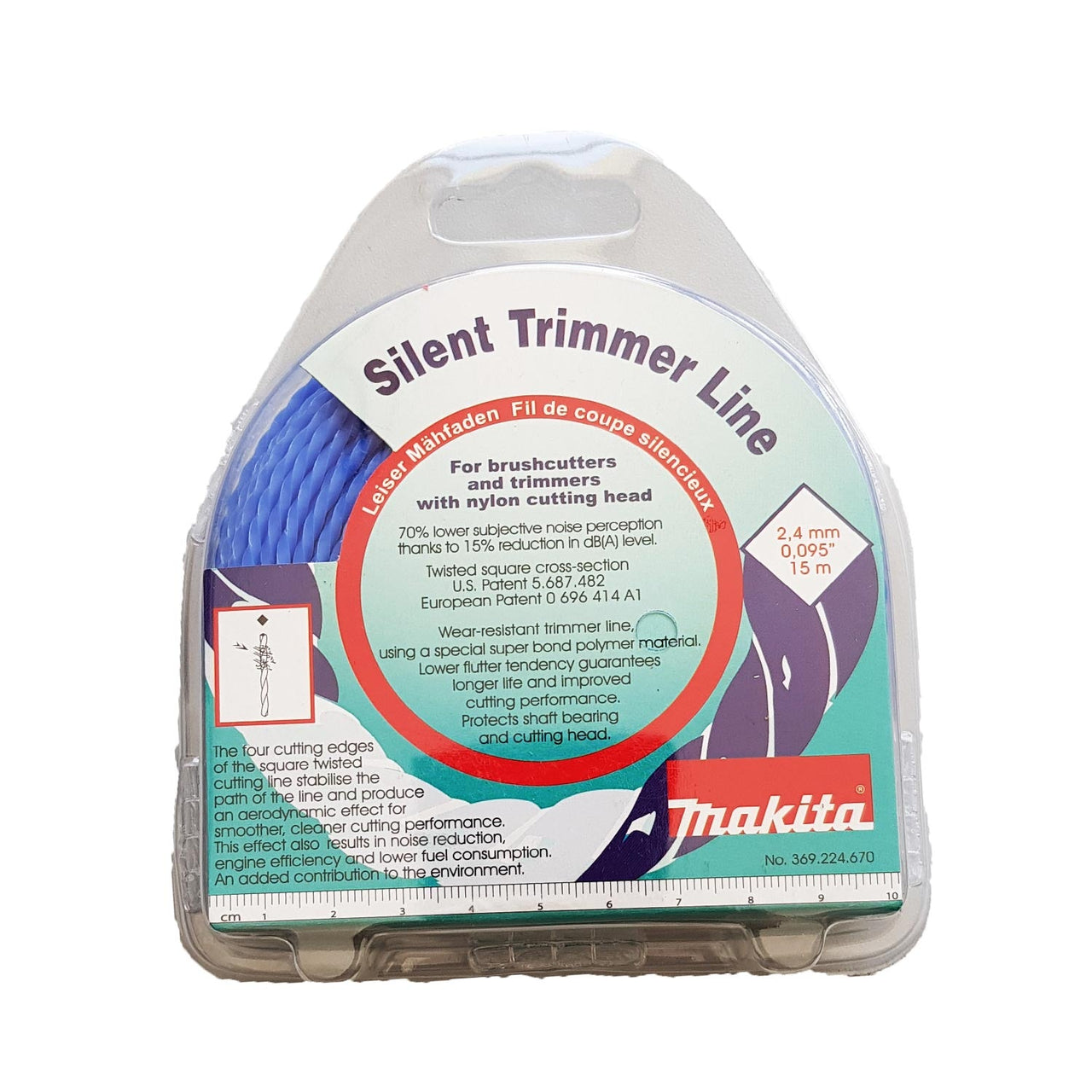 Imagine produs: Fir motocoasa elicoidal 2.4mm x 15m - Disponibil pe Plantazia.ro