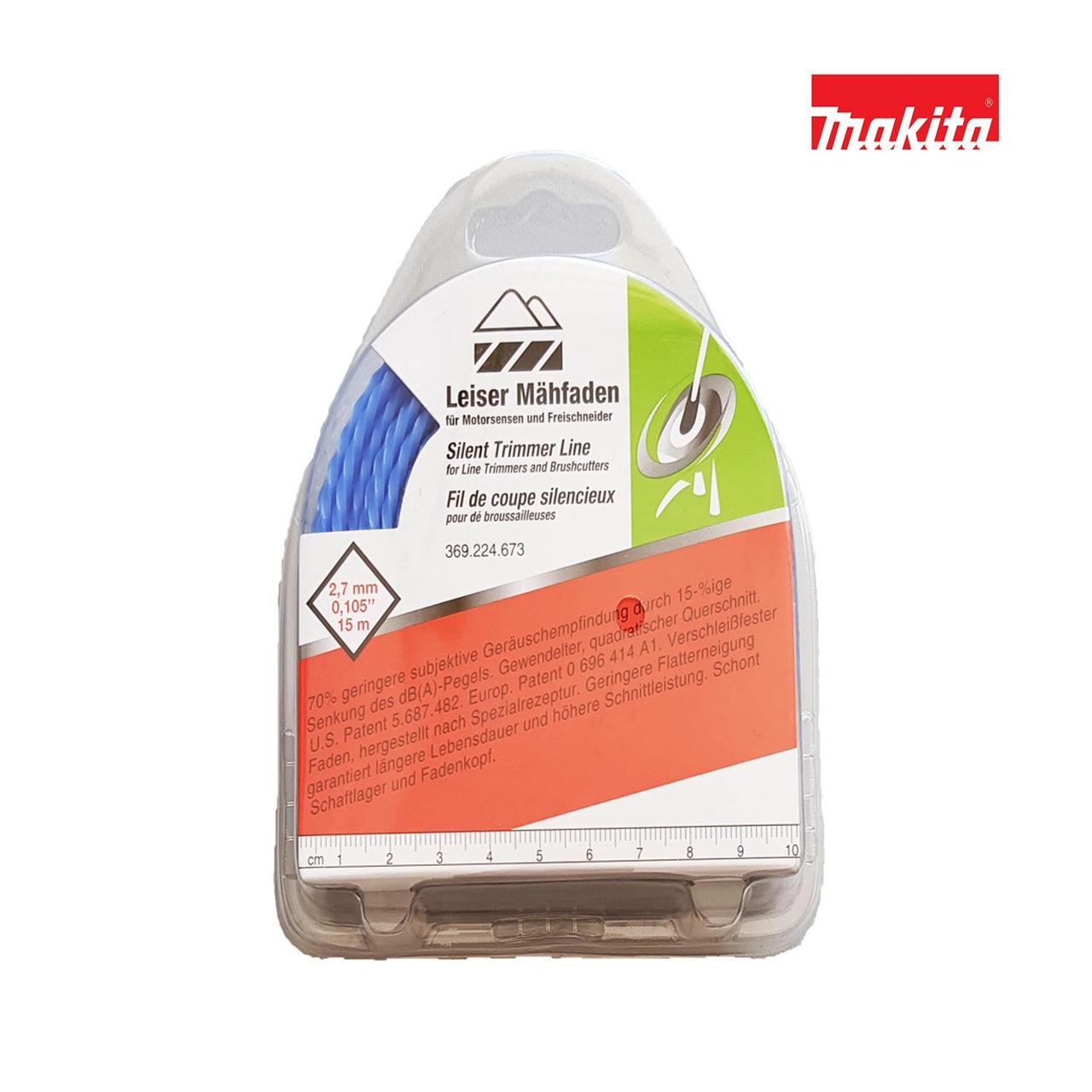 Imagine produs: Fir motocoasa elicoidal 2.7mm x 15m - Disponibil pe Plantazia.ro