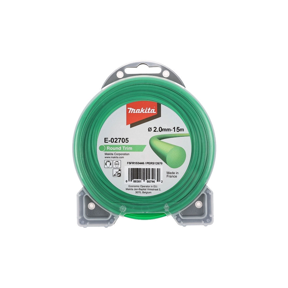 Imagine produs: Fir motocoasa/trimmer rotund 2mm x 15m - Disponibil pe Plantazia.ro