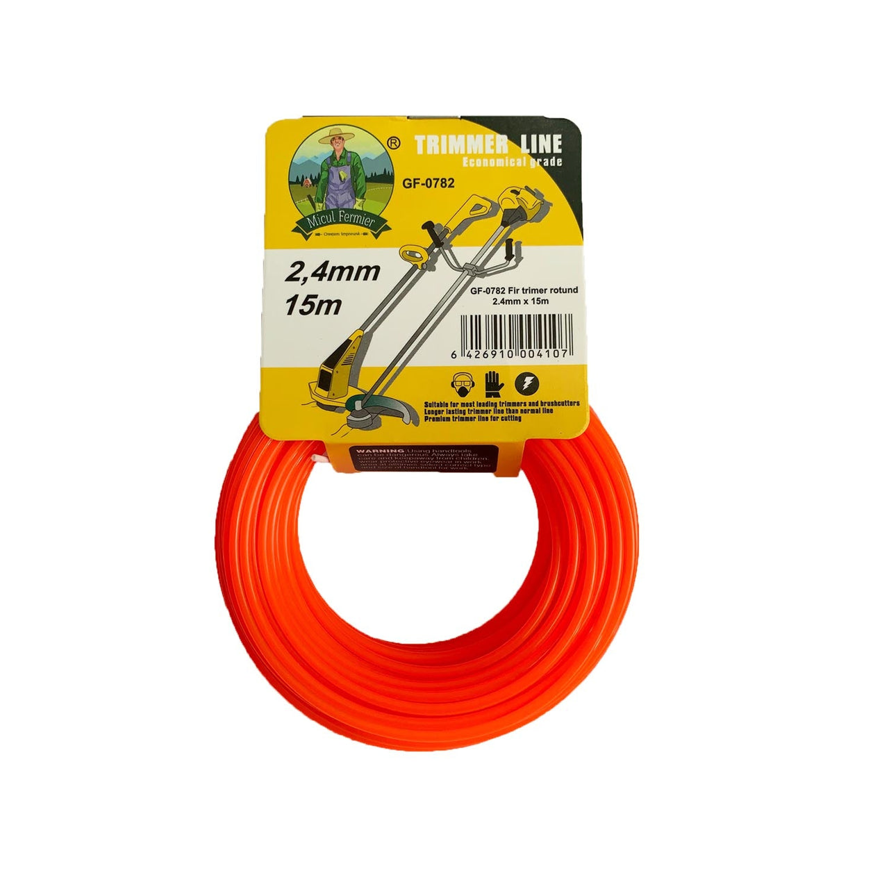 Imagine produs: Fir motocoasa/trimmer rotund GF-0780/ GF- 0782/GF-0783 - Disponibil pe Plantazia.ro