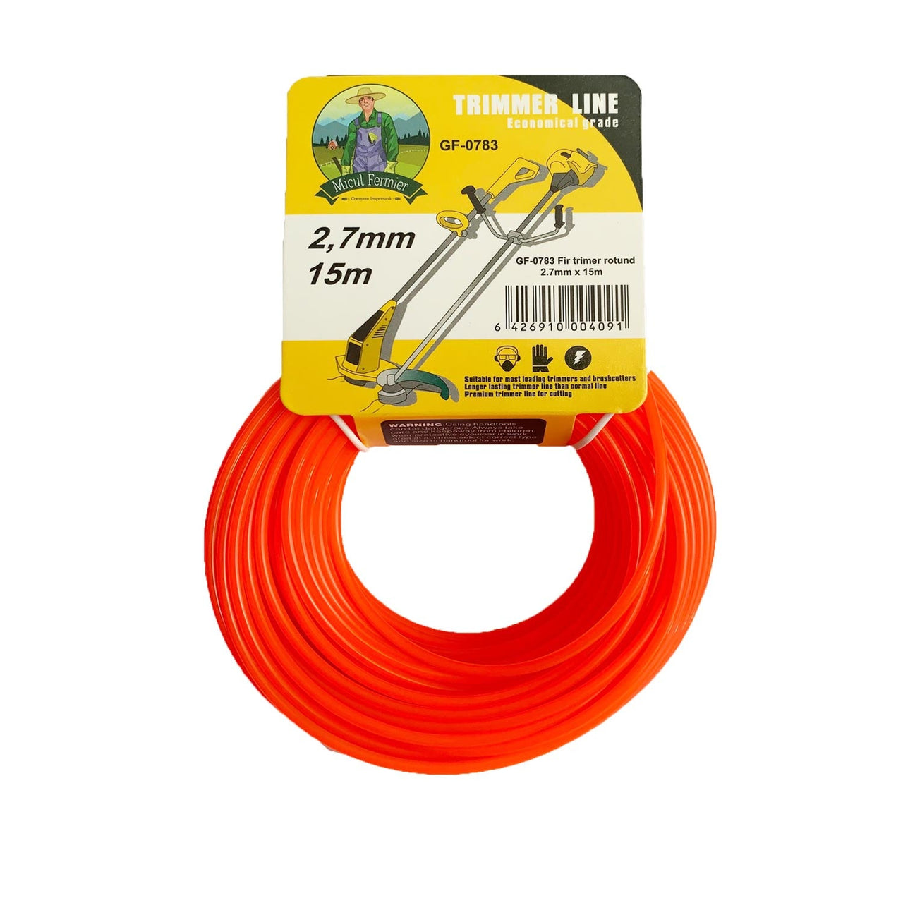 Imagine produs: Fir motocoasa/trimmer rotund GF-0780/ GF- 0782/GF-0783 - Disponibil pe Plantazia.ro