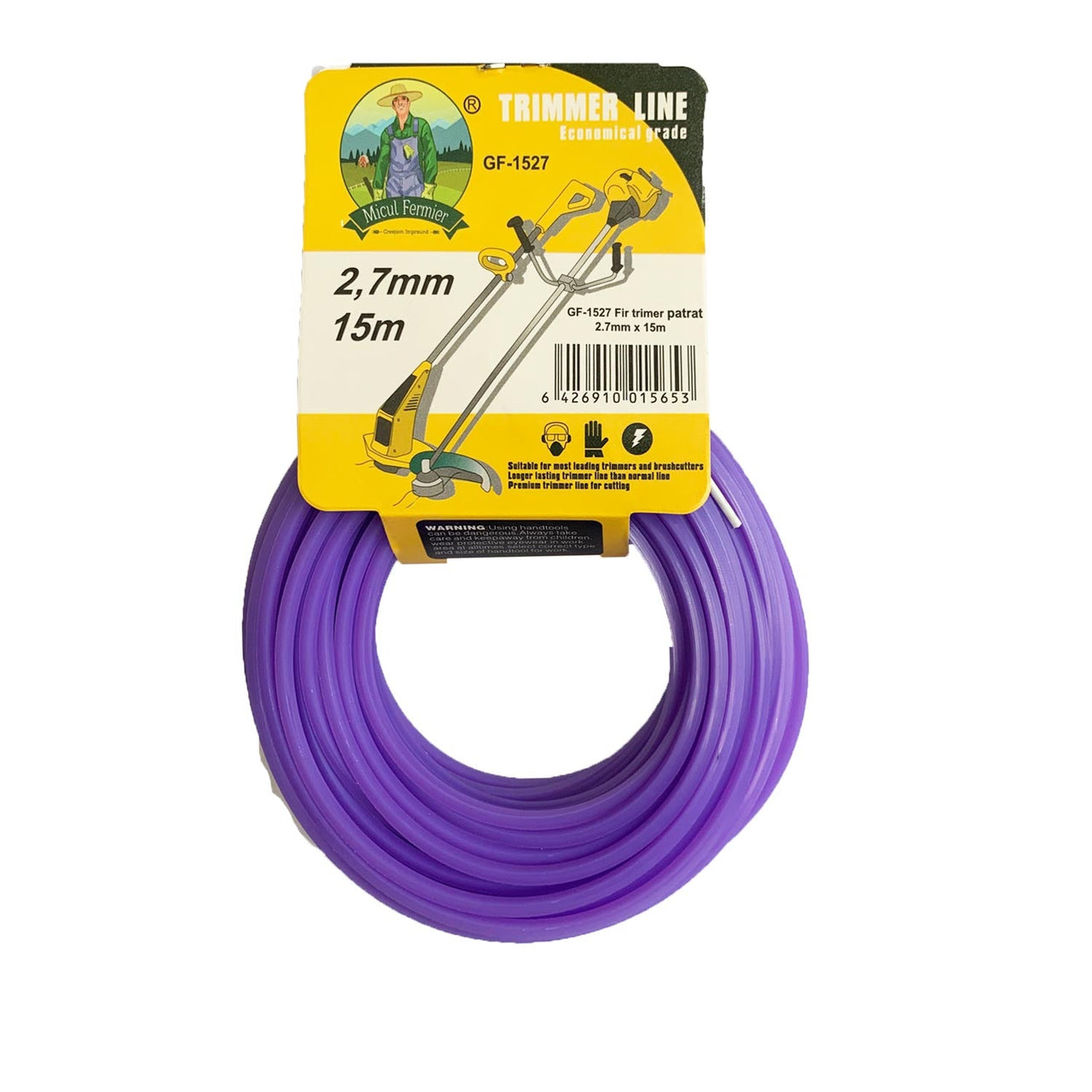 Imagine produs: Fir motocoasa/trimmer patrat GF-1525, GF1526, GF-1527, GF-1528 - Disponibil pe Plantazia.ro