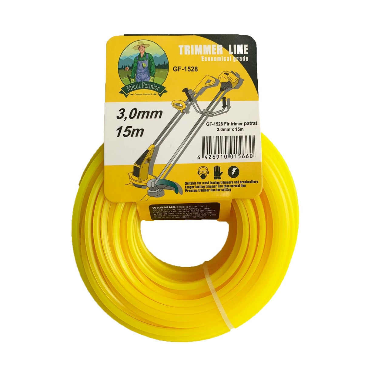 Imagine produs: Fir motocoasa/trimmer patrat GF-1525, GF1526, GF-1527, GF-1528 - Disponibil pe Plantazia.ro