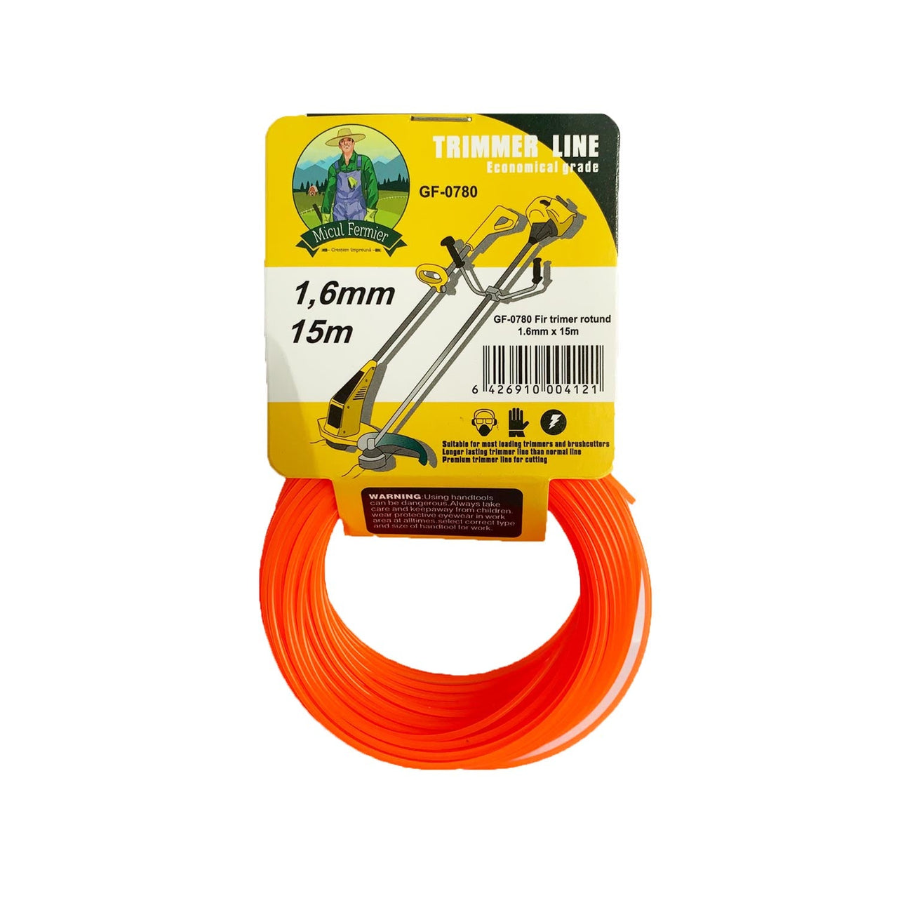 Imagine produs: Fir motocoasa/trimmer rotund GF-0780/ GF- 0782/GF-0783 - Disponibil pe Plantazia.ro