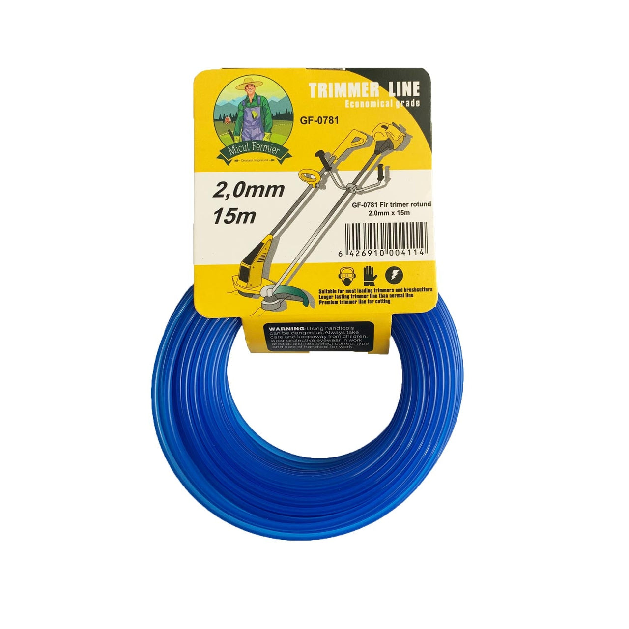 Imagine produs: Fir motocoasa/trimmer rotund GF-0779, GF-0781, GF-0784 - Disponibil pe Plantazia.ro