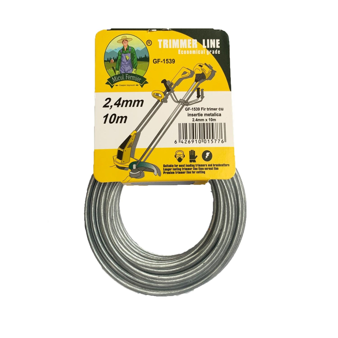 Imagine produs: Fir motocoasa insertie metalica GF-1539/GF-1541 - Disponibil pe Plantazia.ro