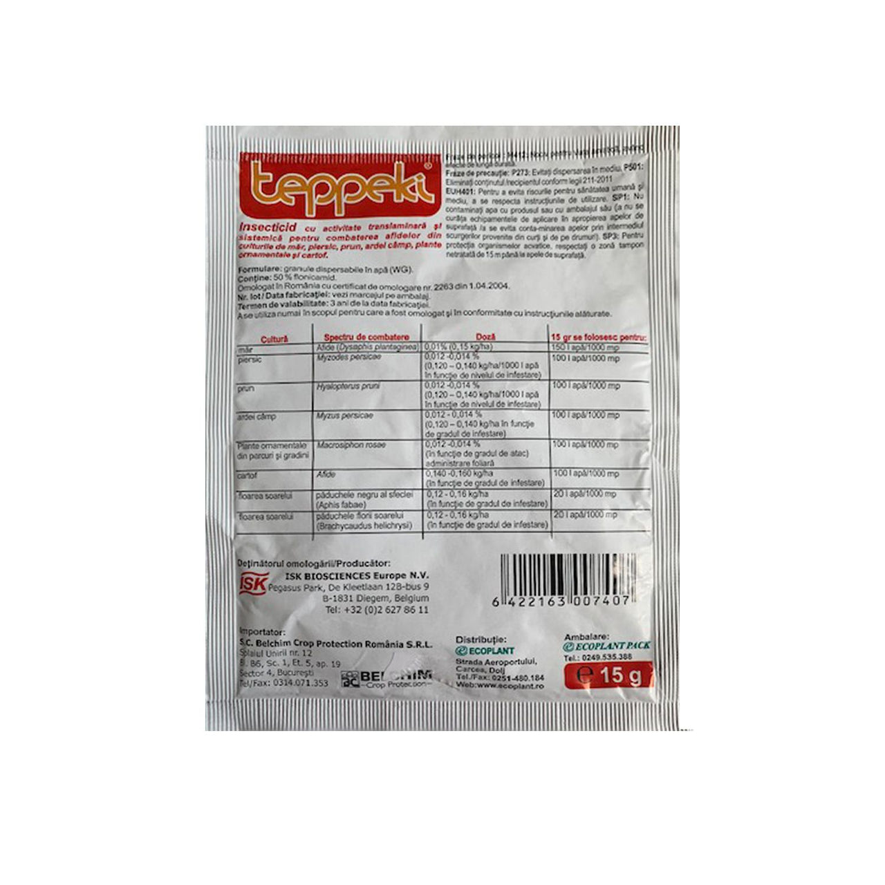 Insecticid Teppeki (1.5g, 15g)