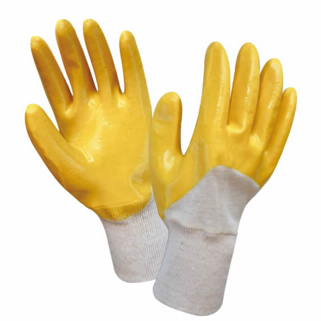 Imagine produs: Manusi de bumbac acoperite cu nitril / EN420, EN388 (4111) - Disponibil pe Plantazia.ro