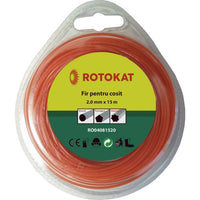 Thumbnail for Imagine produs: Fir cosit pentru autocut / trimmer 1.3mmx15m - Disponibil pe Plantazia.ro