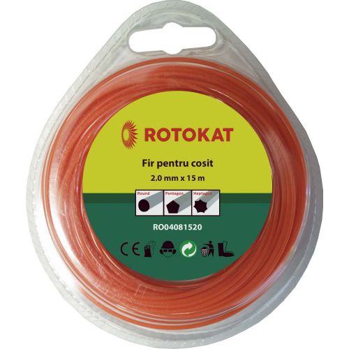 Imagine produs: Fir cosit pentru autocut / trimmer 2.0mmx15m - Disponibil pe Plantazia.ro