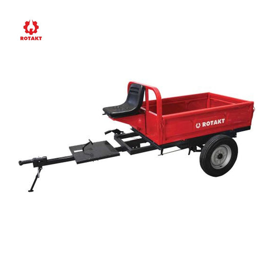Imagine produs: Remorca motocultor Rotakt REM500, 500 kg, basculabila - Disponibil pe Plantazia.ro