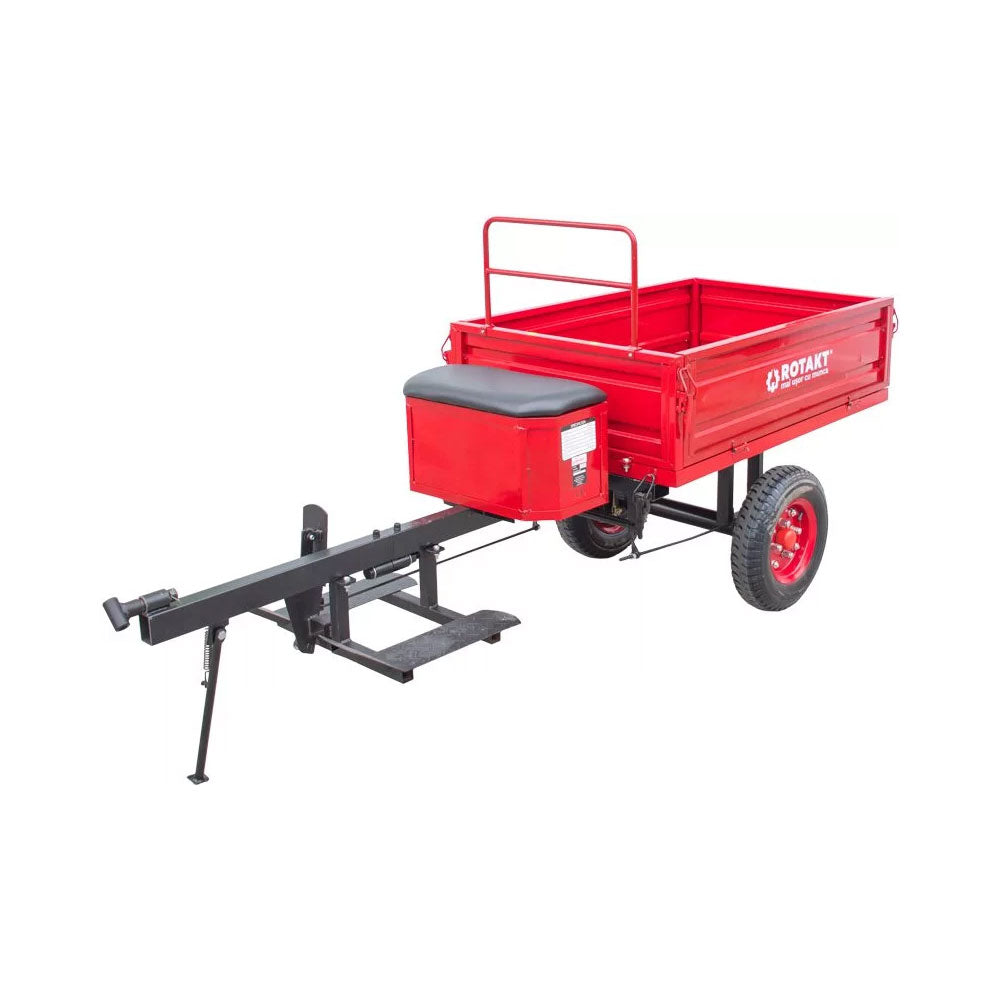 Imagine produs: Remorca motocultor Rotakt REM300S, 300 KG, basculabila - Disponibil pe Plantazia.ro