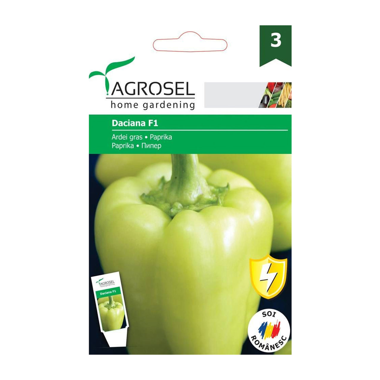 Seminte Ardei Gras Daciana F1 (20sem, 100sem)