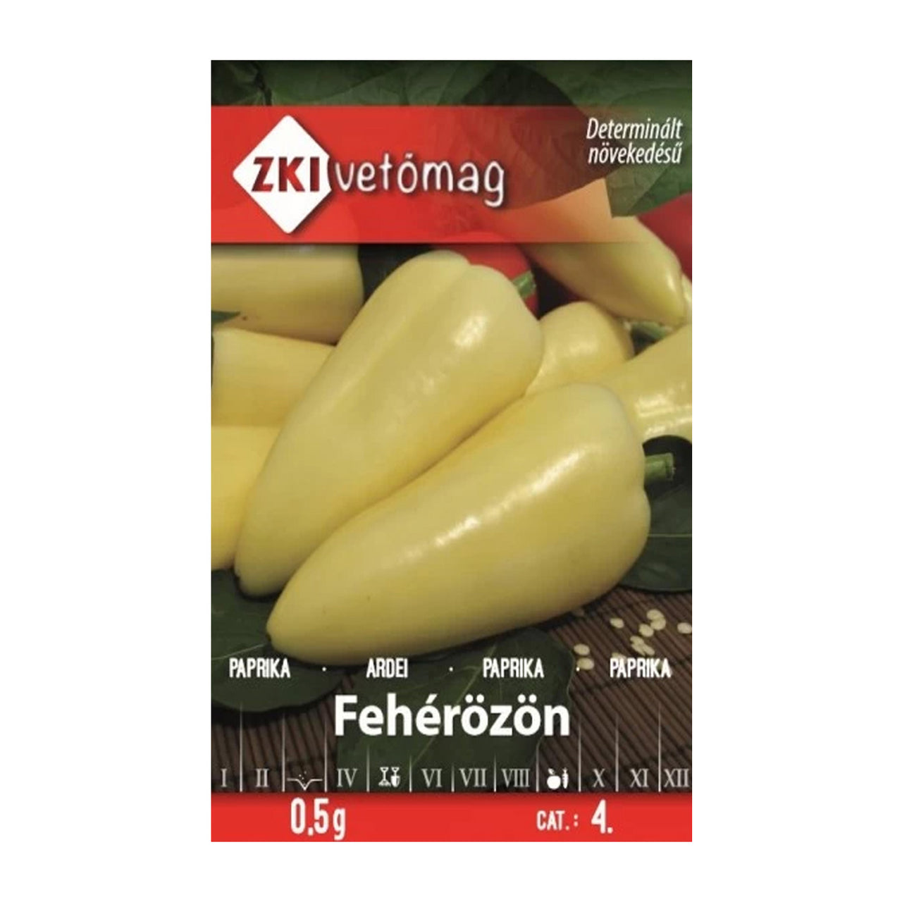 Seminte Ardei Gras Feherozon 0.5g