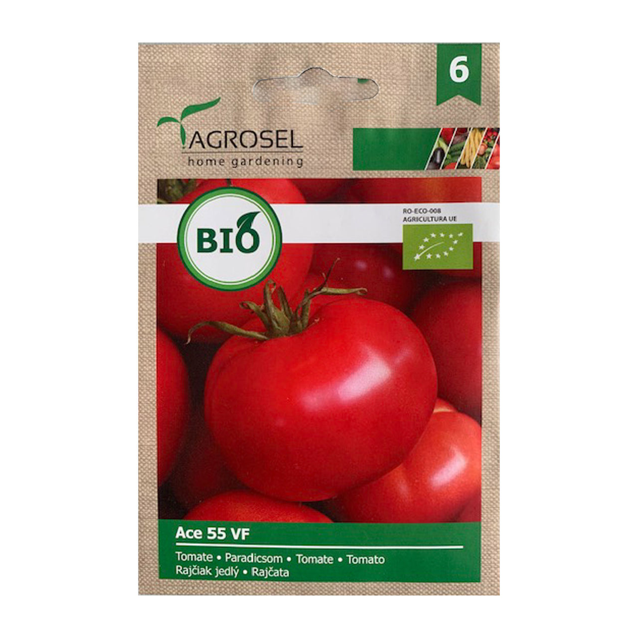 Seminte Bio Tomate Ace 55 VF 0.5g