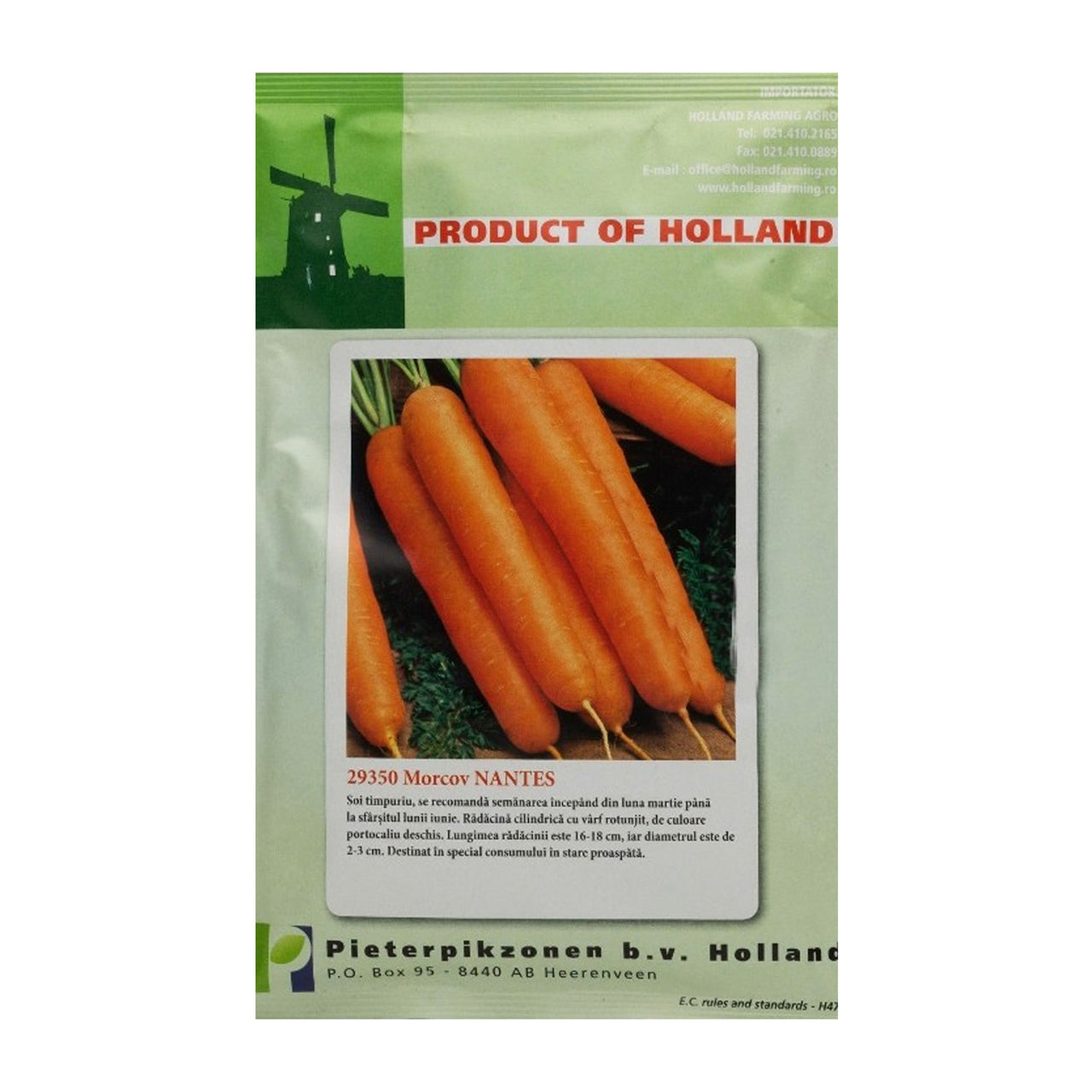 Seminte Morcovi Nantes 50g