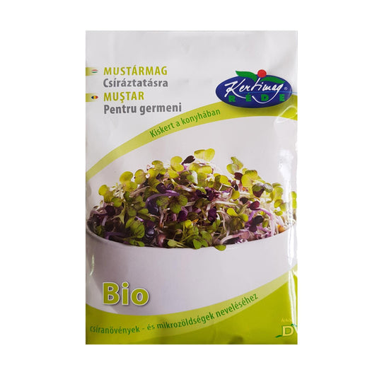 Seminte pentru germinat Mustar Bio 50g