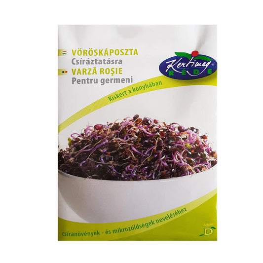 Seminte pentru germinat Varza rosie Bio 15g