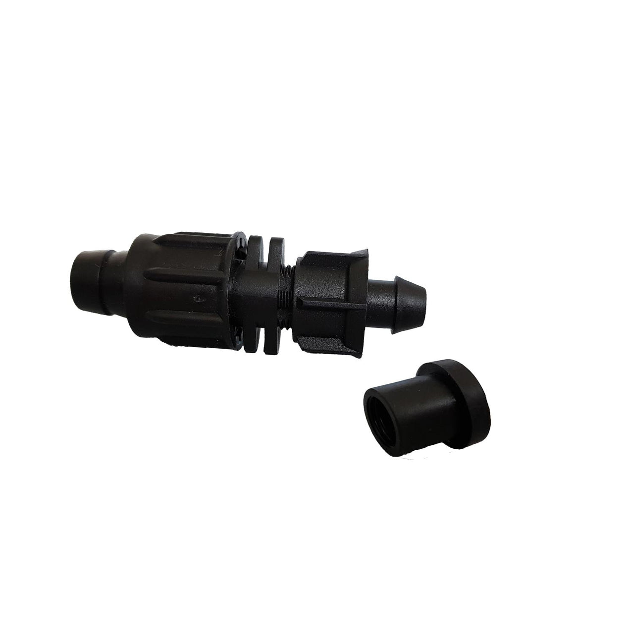 Imagine produs: Start conector pentru banda de picurare, cu capac de strangere, D17 - Disponibil pe Plantazia.ro