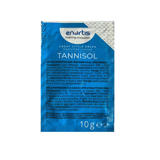 Tannisol pliculete antiseptice si antioxidante pentru must/vin 10g