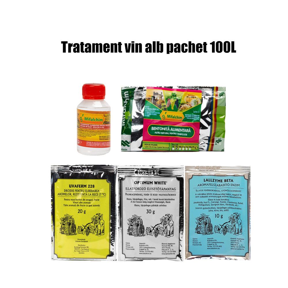 Tratamente vin - pachet 100L