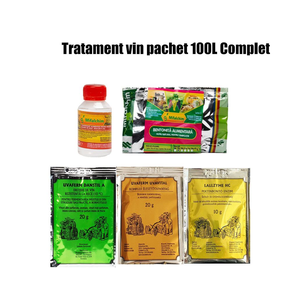 Tratamente vin - pachet 100L