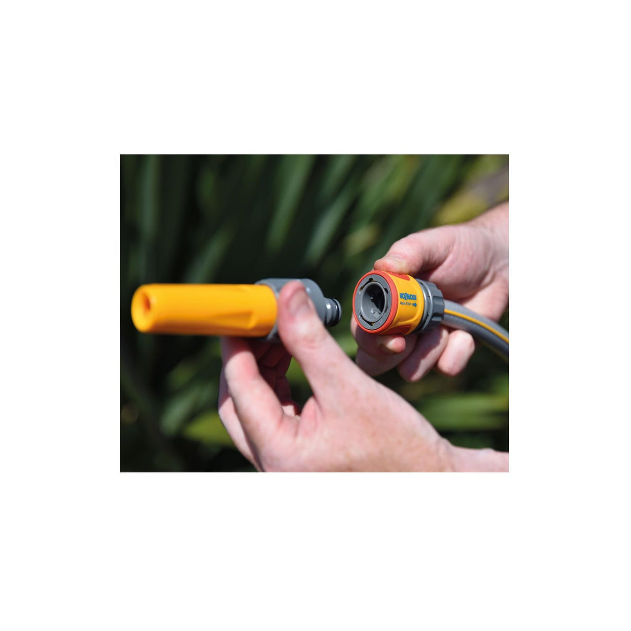 Imagine produs: Conector furtun 5/8”-3/4” Aqua Stop 15-19mm - Disponibil pe Plantazia.ro