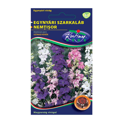 Seminte flori Nemtisori anuali (Delphinium ajacis) Mix 0.5g