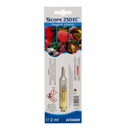 Fungicid Score 250 EC Syngenta ambalaj original combatere boli pomi fructiferi