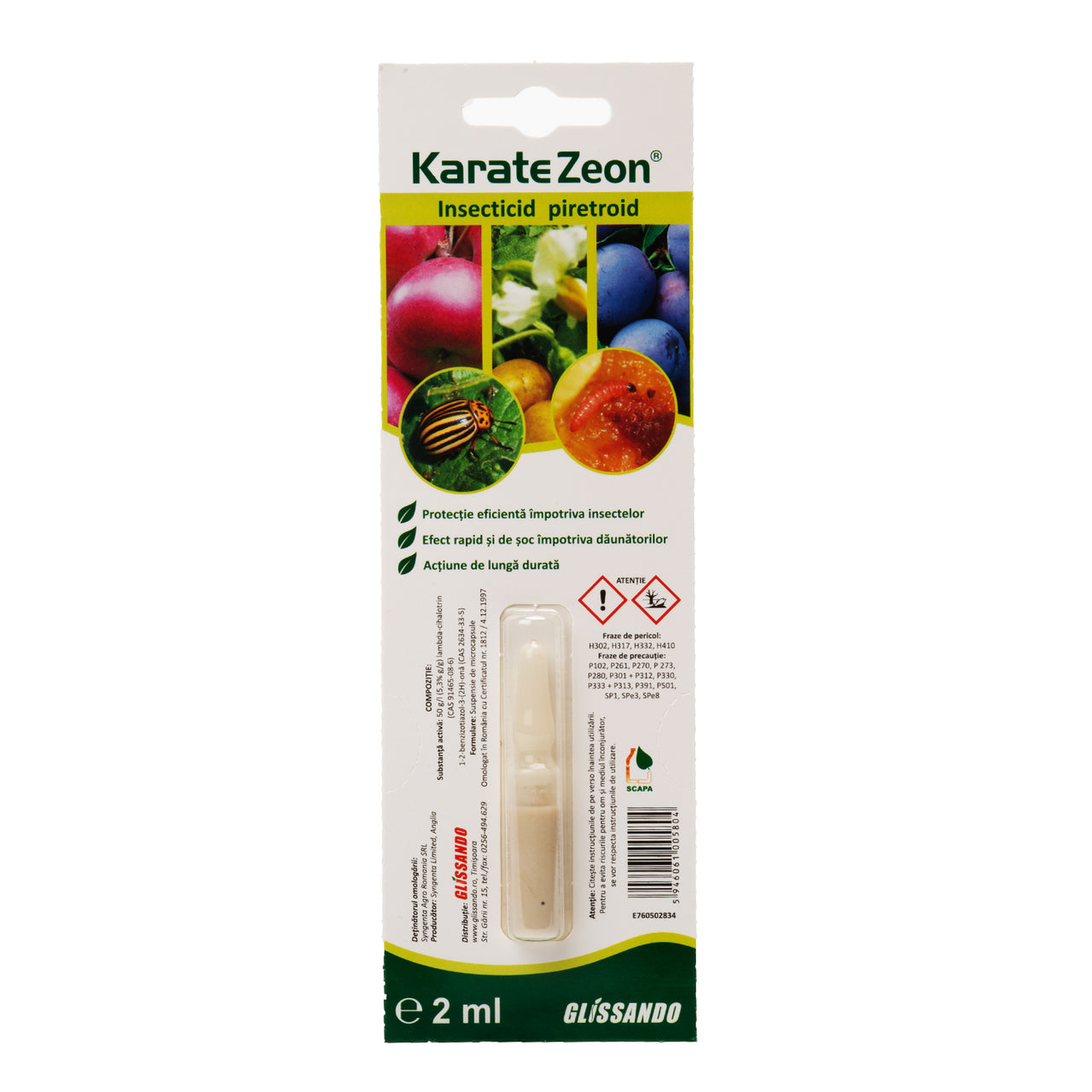 Insecticid Karate Zeon (2ml, 10ml, 25ml, 100ml, 1 L)