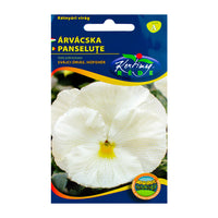 Thumbnail for Seminte flori Panselute (Viola wittrockiana) albe 0.25g