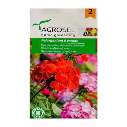 Seminte flori Muscate (Pelargonium zonale) mix 0.08g