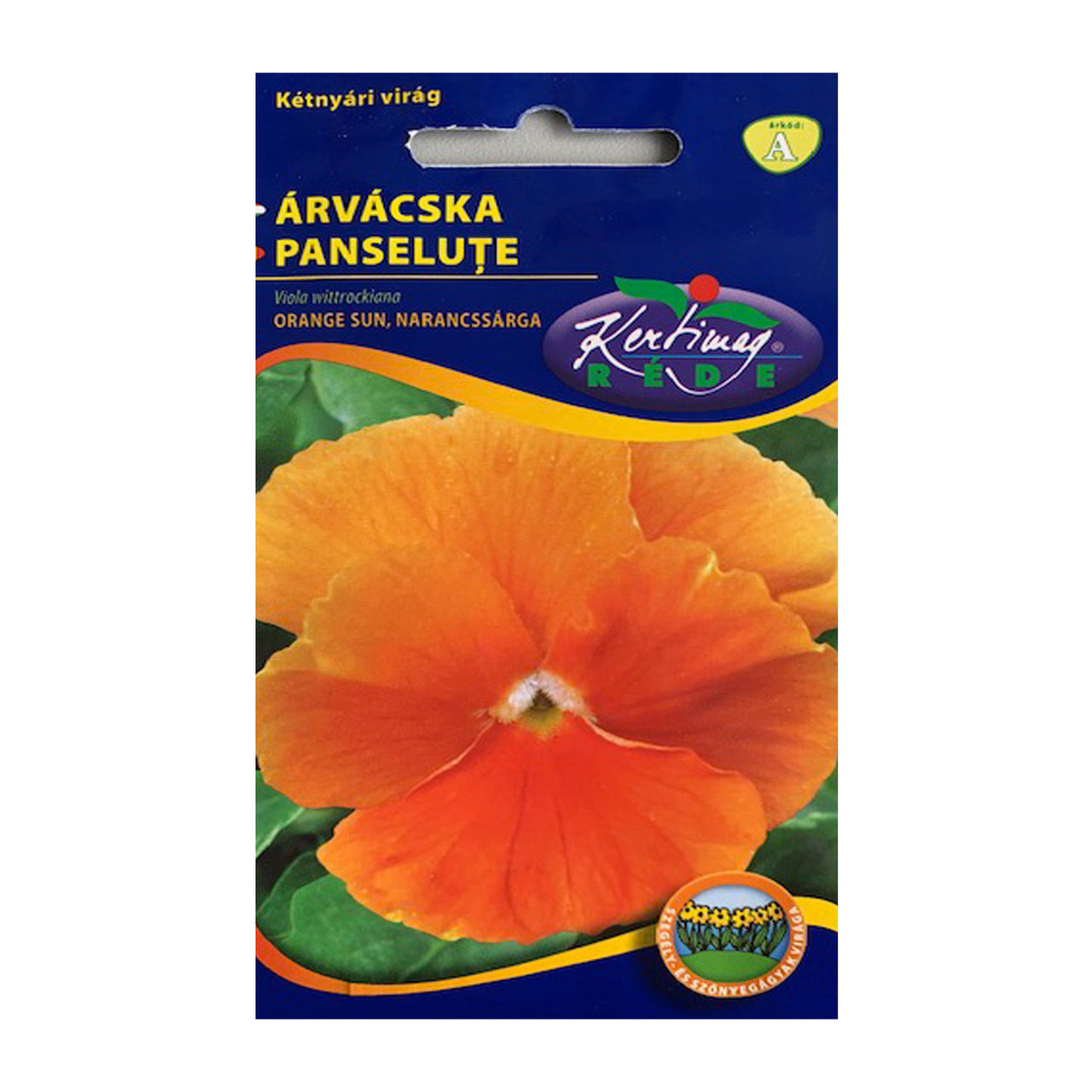 Seminte flori Panselute (Viola wittrockiana) portocalii 0.25g