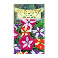 Thumbnail for Seminte flori Petunia Stelata (Pethunia Hybrida Compacta Nana) Mix 0.1g